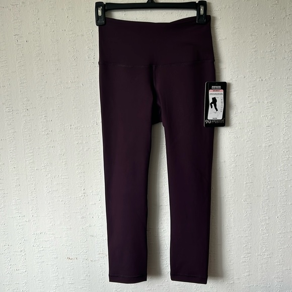 90 Degree by Reflex Purple Performance Capri Legging - Picture 3 of 11